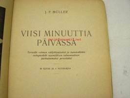 Viisi minuuttia päivässä. Terveelle voiman säilyttämiseksi ja kummallekin sukupuolelle ruumiillisen valmennuksen parhaimmaksi perustaksi