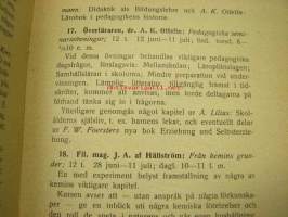 Akademiska sommarkurserna i Åbo 11 juni-31 juli 1919 -akateemiset (yliopistolliset) kesäkurssit