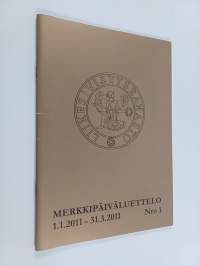 Merkkipäiväluettelo 1 1.1.2011-31.3.2011