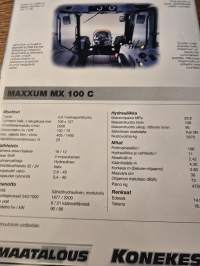 case ih maxxum mx 100 c  traktori  myyntiesite