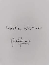 Vastustaa (signeerattu, tekijän omiste)