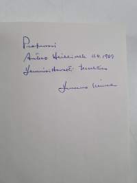 Oulun hiihdot : Oulun hiihdosta Tervahiihtoon 1889-1988 (signeerattu, tekijän omiste)