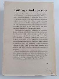 Työllisyys, korko ja raha