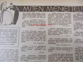 Seura 1947 nr 34, tanssien ympäri Eurooppaa Anna-Liisa Hämeensalo, Tsehov, hongankolistaja Myllyrinne