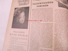 Seura 1947 nr 32, kansikuva Liisa Tuomi, pirssiautoilijain seikkailuja