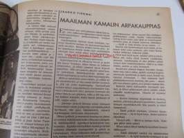 Seura 1947 nr 32, kansikuva Liisa Tuomi, pirssiautoilijain seikkailuja