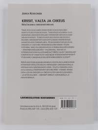 Kriisit, valta ja oikeus - näkökulmia oikeushistoriaan (signeerattu, tekijän omiste)