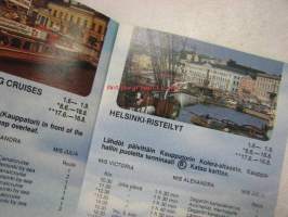 Helsinki sightseeing by sea 1984 -esite