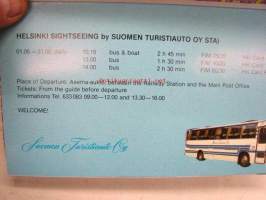 Helsinki sightseeing by sea 1984 -esite