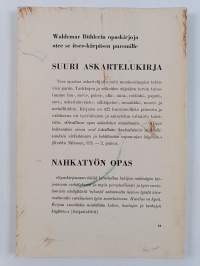 Paperi- ja pahvityöt sekä kirjansidonta