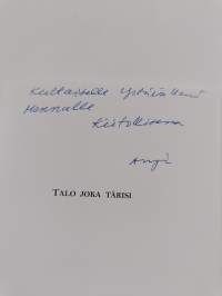 Talo joka tärisi (signeerattu, tekijän omiste)