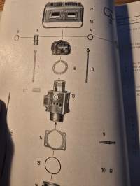 Hanomag combitrac radschlepper R 228 ersatzteile-liste 7,58