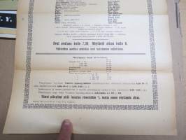 Jääkärin morsian - Suomen Kansallisteatteri, näytelmä, 3.4.1921 -juliste / poster
