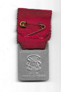 Norsk Sangerforbundin 60-vuotisjuhlamerkki nauhamerkki  1908 – 1968 rintamerkki