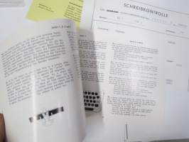 Adler Junior Kleinschreibmachine Bedienungsanleitung / Typiwriter Instructions / Instructions de service / Instrucciones para uso -kirjoituskone, käyttöohjekirja