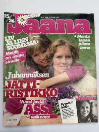 Jaana 1983 nr 25/26, Liv ja Linn Suomessa, Vuosi josta Assi vaikenee, Pikku prinssi William, Sirpa Riipinen - juhannusmorsian, Panu Rajala
