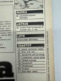 Jaana 1983 nr 25/26, Liv ja Linn Suomessa, Vuosi josta Assi vaikenee, Pikku prinssi William, Sirpa Riipinen - juhannusmorsian, Panu Rajala