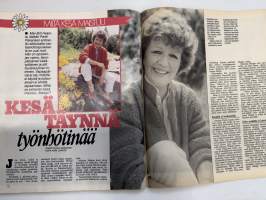 Jaana 1983 nr 29, Stephanie ja Paul Belmondo, Françoise Sagan, Nina palasi Miss Universum -kisoista, Elaine ja Robert Millerin kotina Högsåra, Mai-Brit Heljo