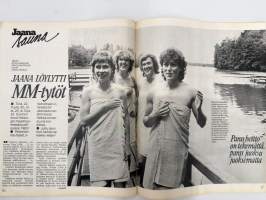 Jaana 1983 nr 31, Tiina ja muut MM-tytöt, Tommi Auvinen, Dianan isän kotilinna, Kirsi Heino höyrylaivan perämies, Berit