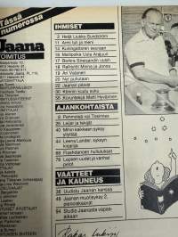 Jaana 1983 nr 34, Jennifer ja Flashdance, Heljä-Liukko-Sundström, Leena Lander, Matti Hyvärinen - korutaiteilija