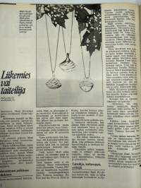 Jaana 1983 nr 34, Jennifer ja Flashdance, Heljä-Liukko-Sundström, Leena Lander, Matti Hyvärinen - korutaiteilija