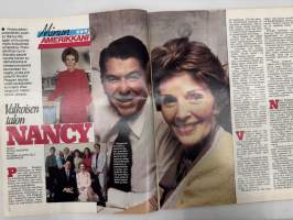 Jaana 1983 nr 38, Kike Elomaa, Valkoisen talon Nancy, Dallas, Rita Hayworth, Minun Amerikkani julkkikset kertovat, Pertsa Reponen, Valokuvaaja Ilmari Kostiainen