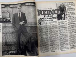 Jaana 1983 nr 38, Kike Elomaa, Valkoisen talon Nancy, Dallas, Rita Hayworth, Minun Amerikkani julkkikset kertovat, Pertsa Reponen, Valokuvaaja Ilmari Kostiainen