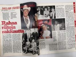 Jaana 1983 nr 38, Kike Elomaa, Valkoisen talon Nancy, Dallas, Rita Hayworth, Minun Amerikkani julkkikset kertovat, Pertsa Reponen, Valokuvaaja Ilmari Kostiainen