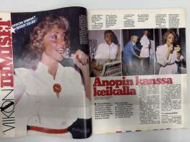 Jaana 1983 nr 38, Kike Elomaa, Valkoisen talon Nancy, Dallas, Rita Hayworth, Minun Amerikkani julkkikset kertovat, Pertsa Reponen, Valokuvaaja Ilmari Kostiainen
