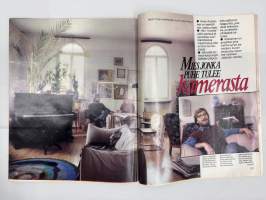 Jaana 1983 nr 38, Kike Elomaa, Valkoisen talon Nancy, Dallas, Rita Hayworth, Minun Amerikkani julkkikset kertovat, Pertsa Reponen, Valokuvaaja Ilmari Kostiainen