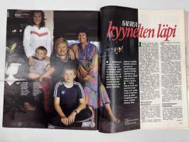 Jaana 1983 nr 38, Kike Elomaa, Valkoisen talon Nancy, Dallas, Rita Hayworth, Minun Amerikkani julkkikset kertovat, Pertsa Reponen, Valokuvaaja Ilmari Kostiainen