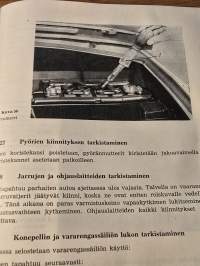 Zwickau P 70 käyttö- ja huolto-ohjeet. 1958
