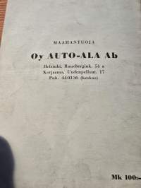 Zwickau P 70 Auton käsikirja.  1956