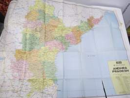 Andhra Pradesh (India) road guide -kartta