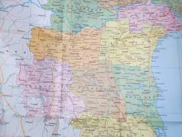 Andhra Pradesh (India) road guide -kartta