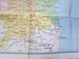 Andhra Pradesh (India) road guide -kartta