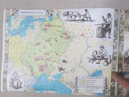 Atlas Istorii SSSR 5 Klass   - Neuvostoliiton (Venäjän) historian karttakirja, koulujen 5. luokka-astetta varten, 1991