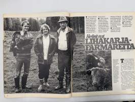 Jaana 1983 nr 39, Täältä tullaan Amerikka (Manu ja Tellervo Koivisto), Herlinit, koko hovi kohisee (Diana), Niina Kesäniemi Japaniin, Rita Hayworth