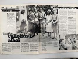 Jaana 1983 nr 39, Täältä tullaan Amerikka (Manu ja Tellervo Koivisto), Herlinit, koko hovi kohisee (Diana), Niina Kesäniemi Japaniin, Rita Hayworth