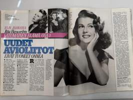 Jaana 1983 nr 40, Manun ja Tellervon Amerikka, Asta Seppälä, Prinsessa Caroline, Muotisyksy, Pauli Virta, Rita Hayworth