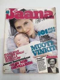 Jaana 1983 nr 41, Isabella Rossellini, liite +101 muotivinkit, Harry Belafonte, Pirjo testasi ennustajat, Risto Mäkelä, Rita Hayworth