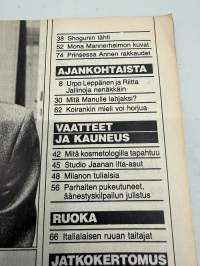 Jaana 1983 nr 43, Pirkka-Pekka Petelius, Elisabeth Rehn, Richard Chamberlain, Mona Mannerheimo, Urpo Leppänen