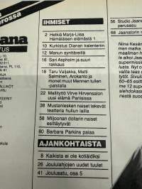 Jaana 1983 nr 48, Manun juhla aamusta iltaan, Sari palasi rakkauslomalta, Marja-Liisa ja Harri Kirvesniemi