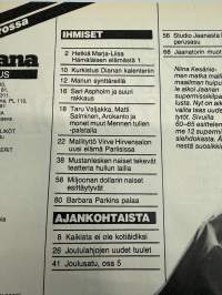 Jaana 1983 nr 48, Manun juhla aamusta iltaan, Sari palasi rakkauslomalta, Marja-Liisa ja Harri Kirvesniemi
