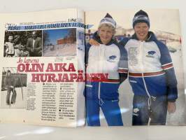 Jaana 1983 nr 48, Manun juhla aamusta iltaan, Sari palasi rakkauslomalta, Marja-Liisa ja Harri Kirvesniemi
