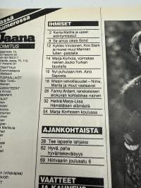 Jaana 1983 nr 49, Kaarina Kivilahti, Sydän avoinna muiden hädälle, Saako missi lihoa?, Jouko Turkan nainen - Marja Korhola, Marja-Liisa Kirvesniemi, Karita Mattila