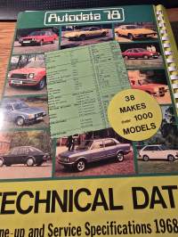 autodata 1978 technical data 1968-78