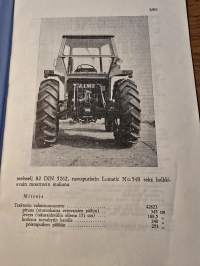 Valmet 502 dieseltraktori koetusselostus. valtion maatalouskoneiden tutkimuslaitos.