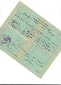 Lupatodistus ampuma-aseen hallussapitoon /Parabellin ja kivääri 1934