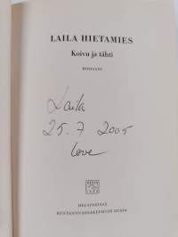 Koivu ja tähti (signeerattu, tekijän omiste)